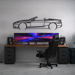 2008 DB9 Convertible Silhouette Wall Art