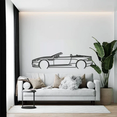 2008 DB9 Convertible Silhouette Wall Art