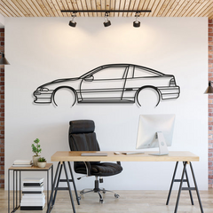 Mitsubishi Eclipse GS 1992 Silhouette Wall Art