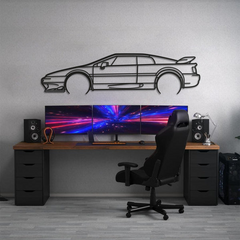 Lotus Esprit Turbo Detailed Silhouette Wall Art