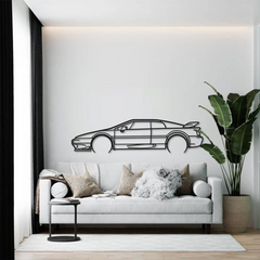 Lotus Esprit Turbo Detailed Silhouette Wall Art