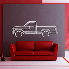 1986 F-150 XLT Silhouette Wall Art