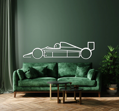 Formula 1 1980 Silhouette Wall Art