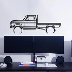 1977 F100 Tray Back Silhouette Wall Art