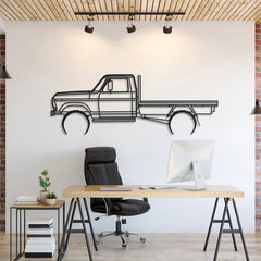 1977 F100 Tray Back Silhouette Wall Art