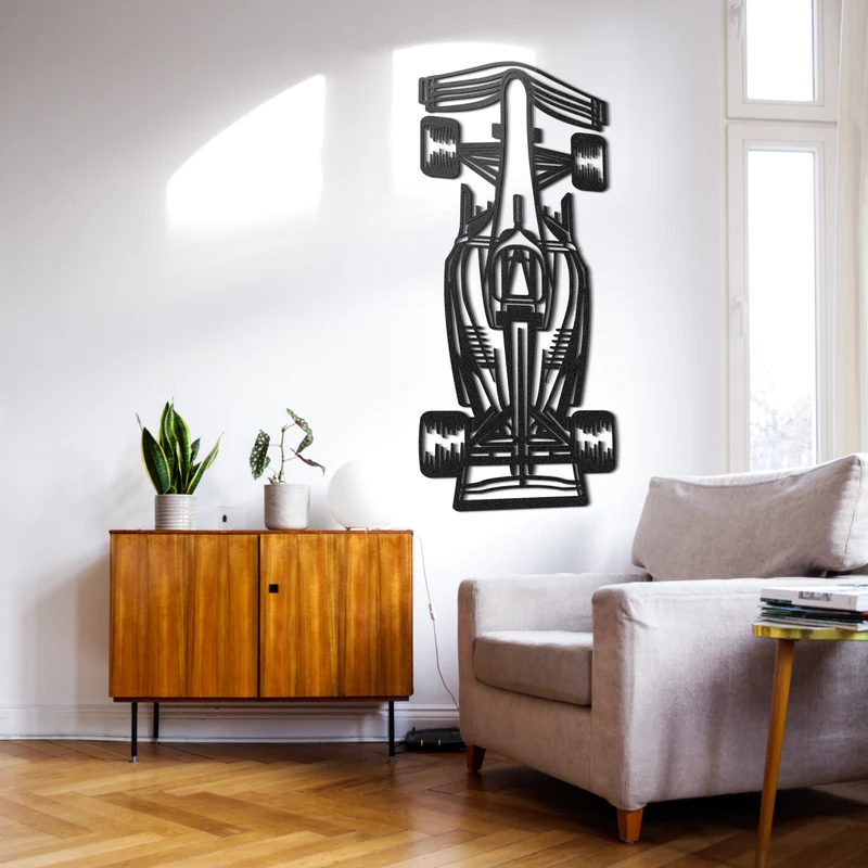 Formula 1 2022 Top View Vertical Silhouette Wall Art Sale