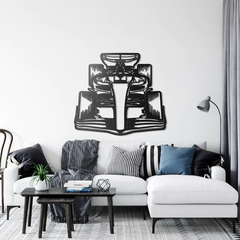 Formula 1 2022 Front View Silhouette Wall Art