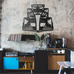 Formula 1 2022 Front View Silhouette Wall Art