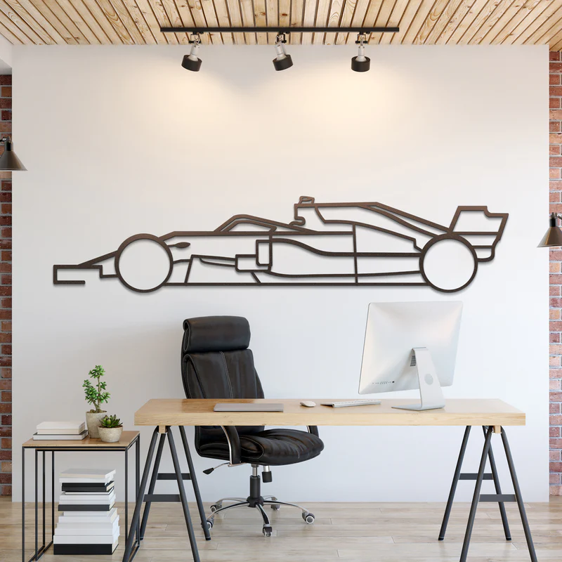 Formula 1 2020 Silhouette Wall Art