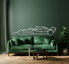 Formula 1 2020 Silhouette Wall Art