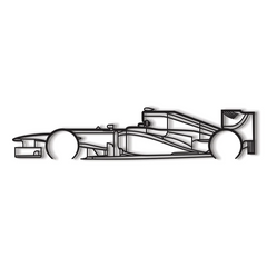 2012 RB8 Detailed Silhouette Wall Art