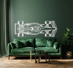 Formula 1 2022 Silhouette Wall Art