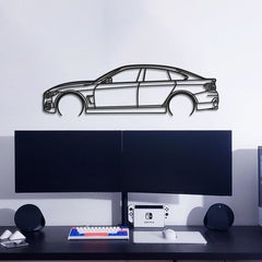 2019 F36 4 Gran Coupe Detailed Silhouette Wall Art