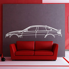 F36 Gran Coupe Silhouette Wall Art