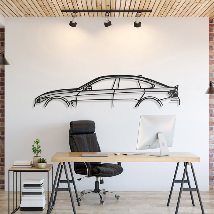 F36 Gran Coupe Silhouette Wall Art