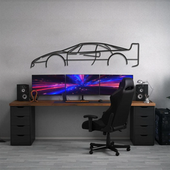 F40 Classic Silhouette Wall Art