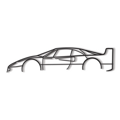 F40 Classic Silhouette Wall Art