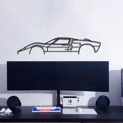 GT-40 Classic Silhouette Wall Art