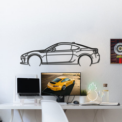 Toyota GT86 2017 Detailed Silhouette Wall Art