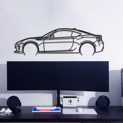 Toyota GT86 2017 Detailed Silhouette Wall Art