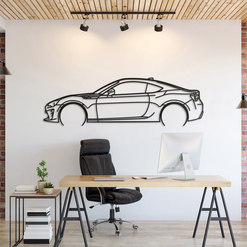 Toyota GT86 2017 Detailed Silhouette Wall Art