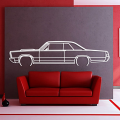 Pontiac GTO 1965 Silhouette Wall Art