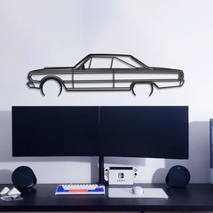 1967 Belvedere GTX Silhouette Wall Art