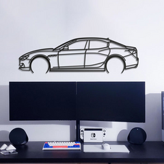 Maserati Ghibli 2015 Detailed Silhouette Wall Art