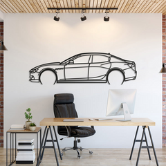 Maserati Ghibli 2015 Detailed Silhouette Wall Art