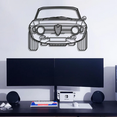 1967 Giulia Front Silhouette Wall Art