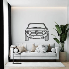 1967 Giulia Front Silhouette Wall Art