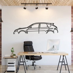 Subaru Impreza WRX STI GR Classic Silhouette Wall Art