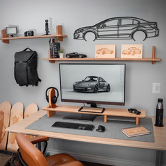 2015 Impreza Detailed Silhouette Wall Art