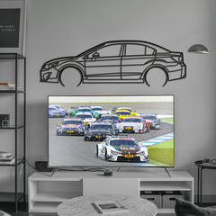 2015 Impreza Detailed Silhouette Wall Art