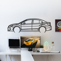 2015 Impreza Detailed Silhouette Wall Art