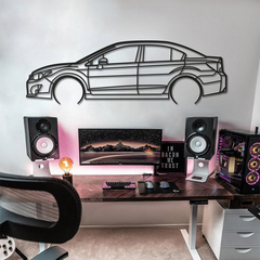 2015 Impreza Detailed Silhouette Wall Art