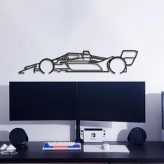 Indy Car 2022 Silhouette Wall Art