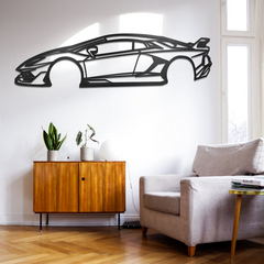 Lamborghini Aventador SVJ Silhouette Wall Art