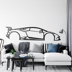 Lamborghini Huracan Performante Silhouette Wall Art