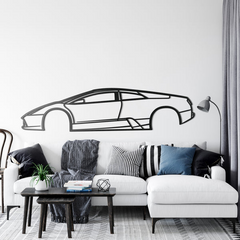 Lamborghini Murcielago Silhouette Wall Art