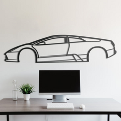 Lamborghini Murcielago Silhouette Wall Art