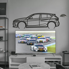 2021 M135i F40 Detailed Silhouette Wall Art