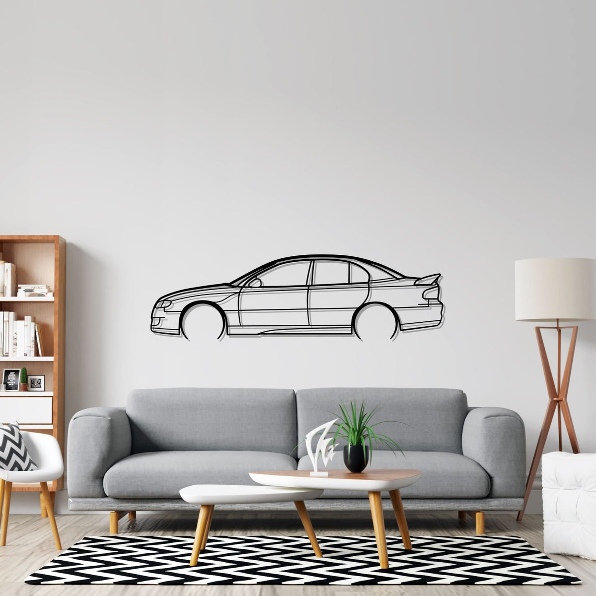 Commodore VX GTS Detailed Silhouette Wall Art