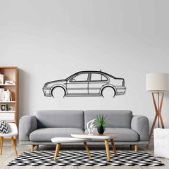 Jetta GLI 2004 Detailed Silhouette Wall Art