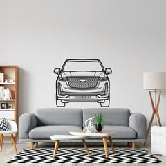 Escalade 2022 Front Silhouette Wall Art