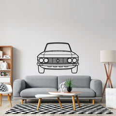 Fulvia 1973 front Silhouette Wall Art