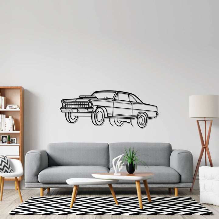 Chevy II 1967 Angle Silhouette Wall Art