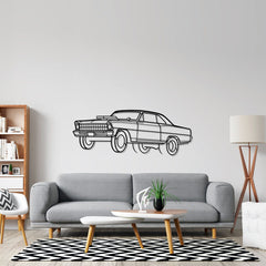 Chevy II 1967 Angle Silhouette Wall Art