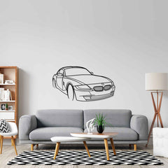 E86 Z4 Angle Silhouette Wall Art