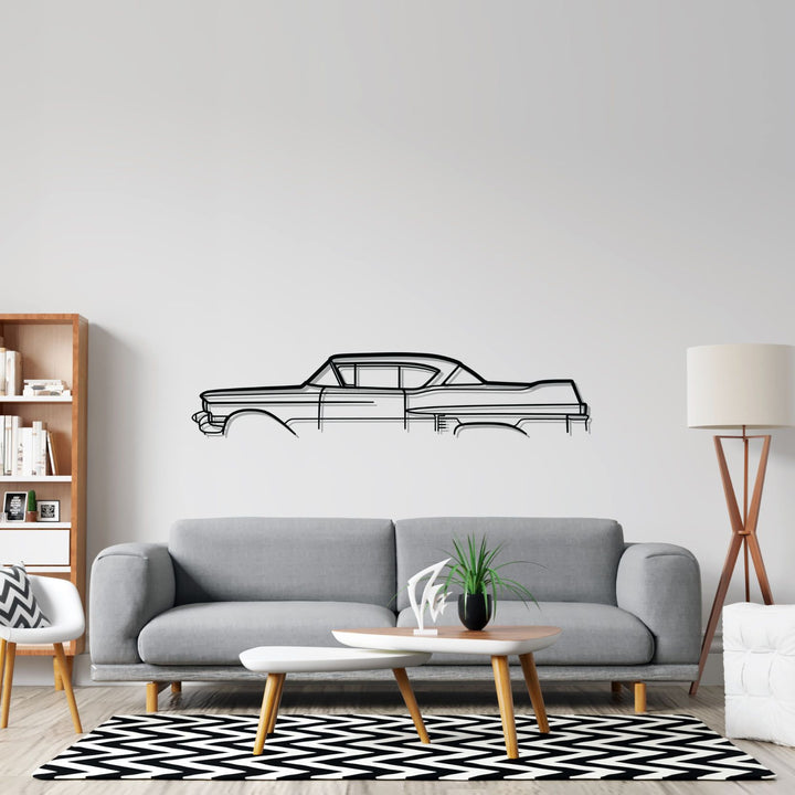 De Ville Coupe 1957 Classic Silhouette Wall Art